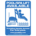 Pool Lift Sign