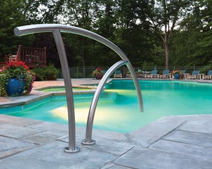 Image for Artisan Hand Rail on Pool 600x480