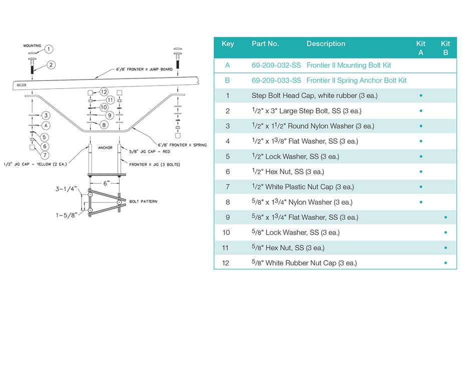 Frontier II Jump Stand Exploded View Thumbnail for Frontier II Jump Stand Exploded View