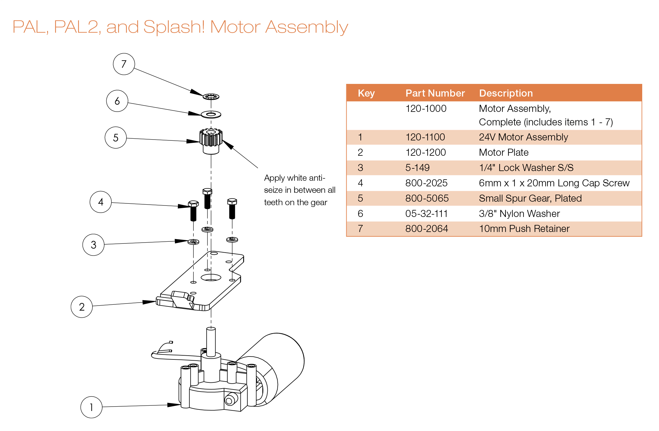 Thumbnail for PAL Pool Lift Motor Assembly