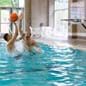 Thumbnail for RockSolid Pool Basketball Hoop Extended Reach in Action