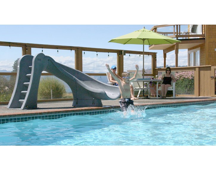 Cyclone Pool Slide in Action Thumbnail for Cyclone Pool Slide in Action