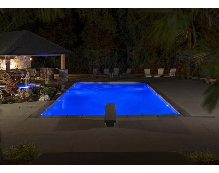 Pool Lighting and Diving Board at Night Thumbnail for Pool Lighting and Diving Board at Night