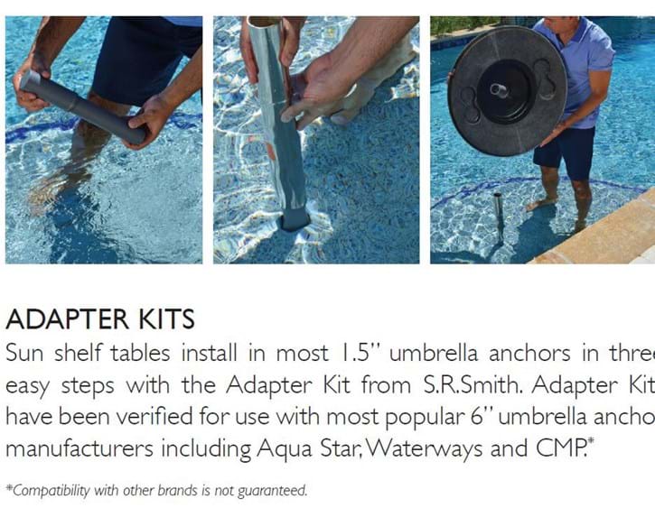 Thumbnail for In-Pool Furniture Tables Adapter Kits