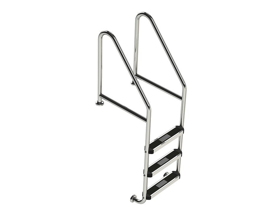 3-Step Commercial Pool Ladder - SR-CF-3 Thumbnail for 3-Step Commercial Pool Ladder - SR-CF-3