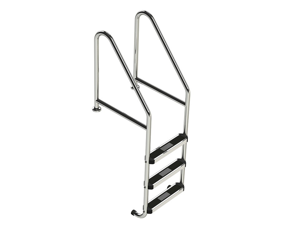 3-Step Commercial Pool Ladder - SR-CFT-3 Thumbnail for 3-Step Commercial Pool Ladder - SR-CFT-3
