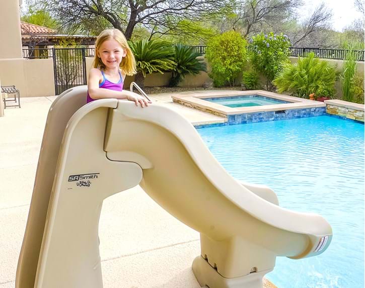 SlideAway™ The Safe Removable Pool Slide