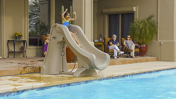 Thumbnail for SlideAway Pool Slide 360x202