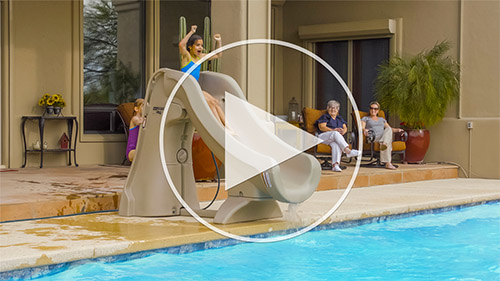 The Safe Removable Pool Slide, Portable Water Slide For Inground Pool