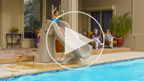 SlideAway™ The Safe Removable Pool Slide