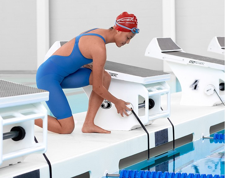 Velocity Advantage Starting Block with Model Adjusting Backstroke Start Thumbnail for Velocity Advantage Starting Block with Model Adjusting Backstroke Start