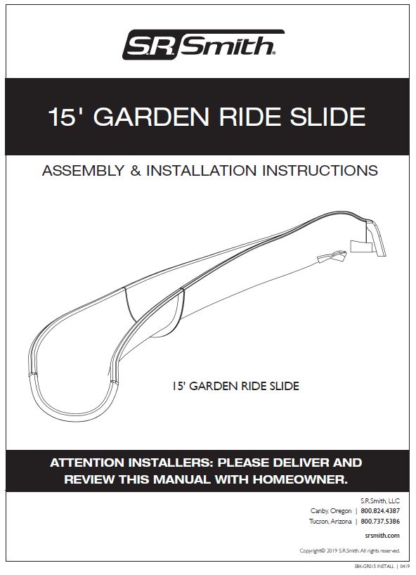 Garden Ride Series Landscape Pool Slides S.R.Smith