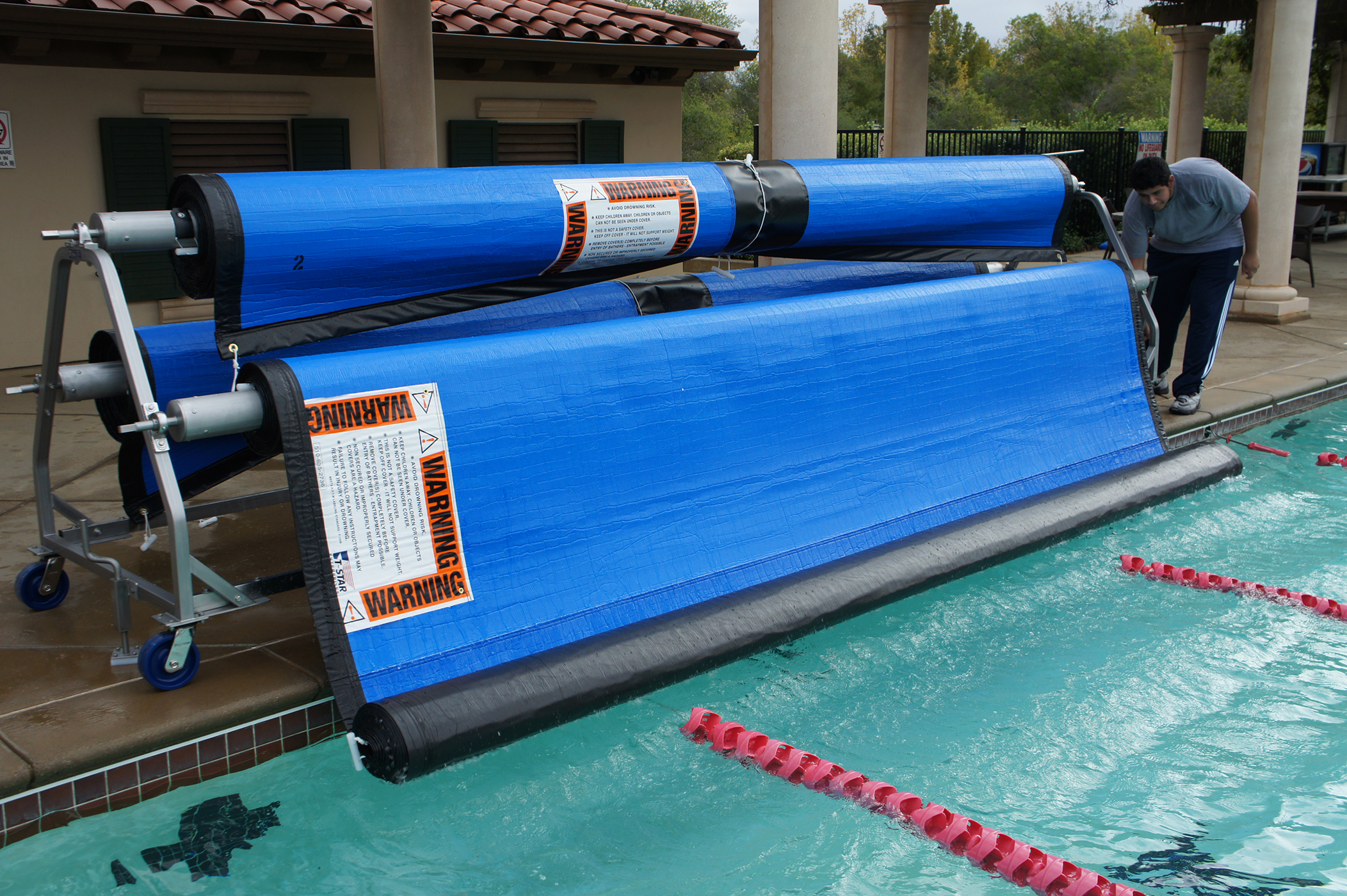 Pool Cover Storage Reels