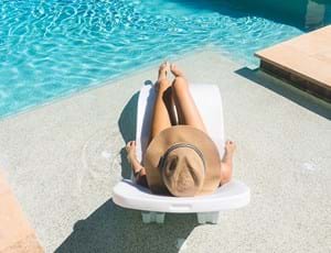 Thumbnail for R-Series Pool Lounger with Woman
