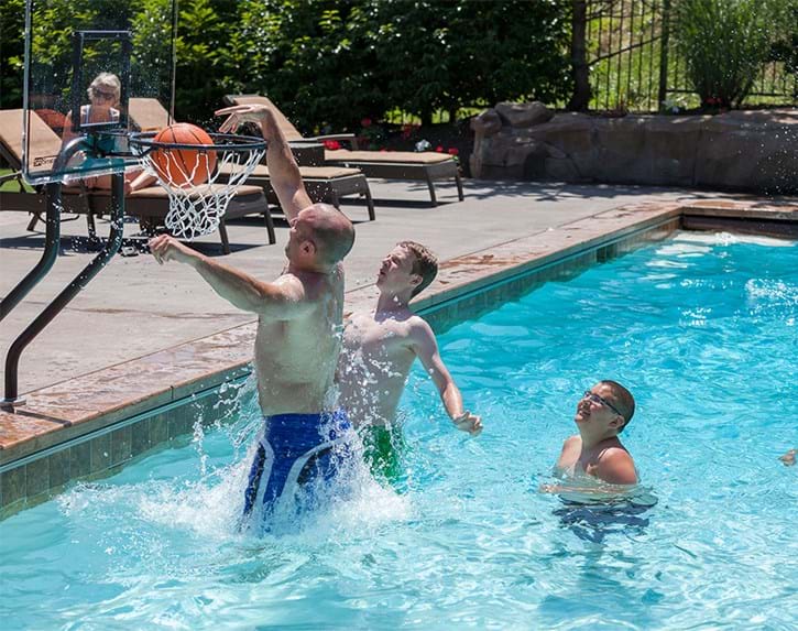 Thumbnail for Residential Challenge Pool Hoop Action