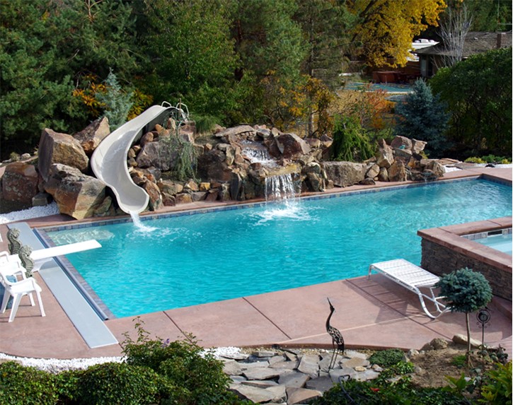 Garden Ride Series | Landscape Pool Slides | S.R.Smith