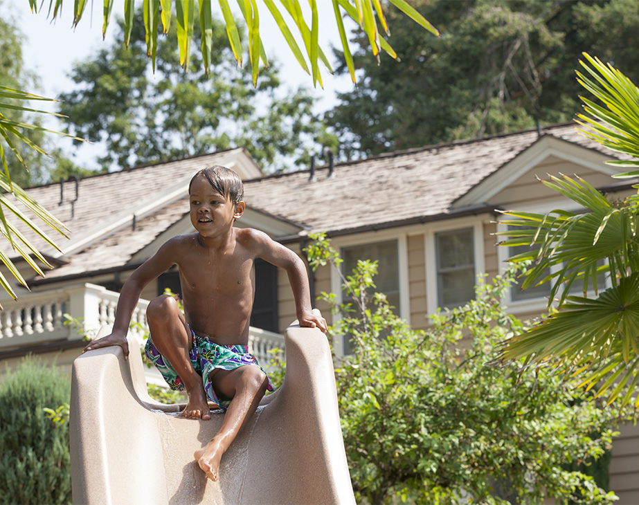 Thumbnail for Typhoon Pool Slide with Boy