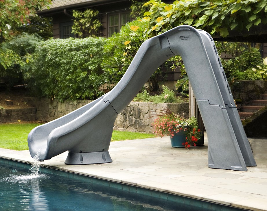 Typhoon Pool Slide in Gray Thumbnail for Typhoon Pool Slide in Gray