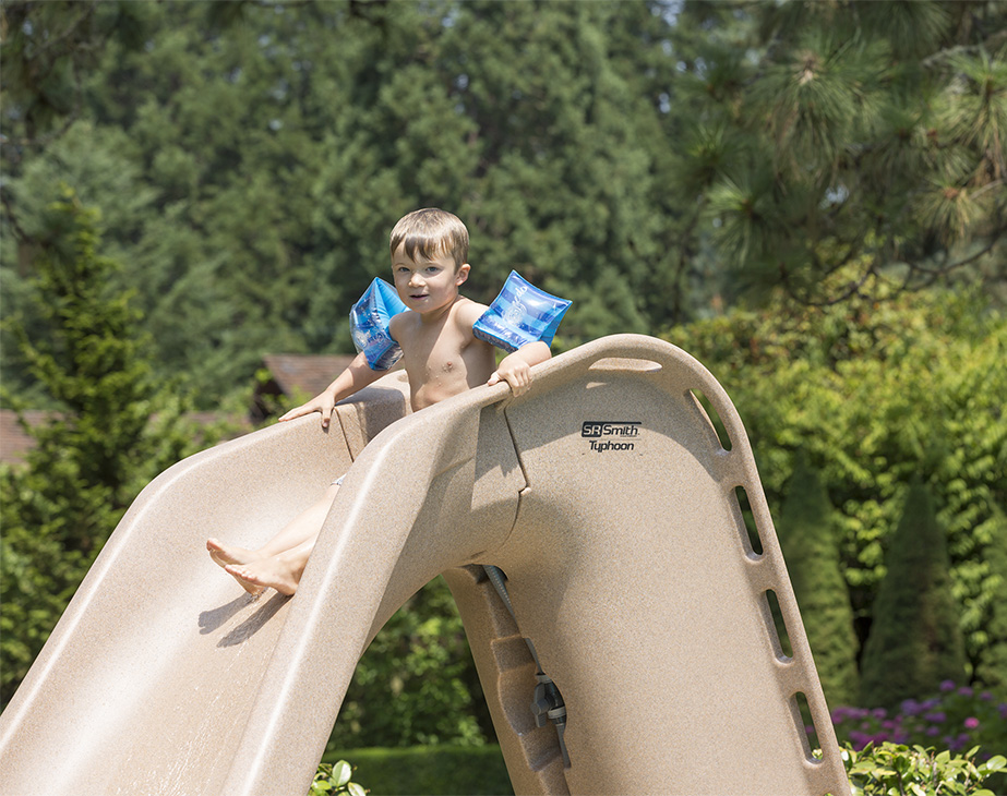 Thumbnail for Typhoon Pool Slide With Child