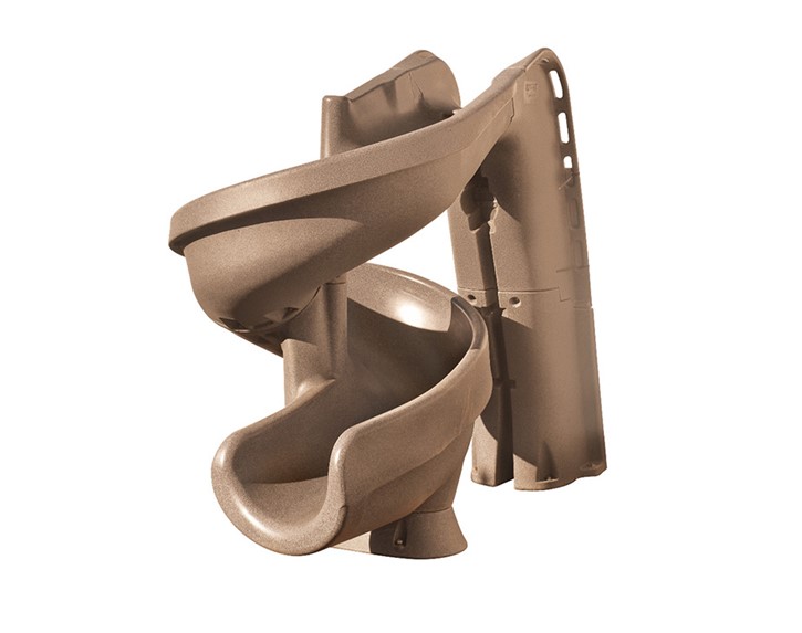 heliX2 Pool Slide in Sandstone Thumbnail for heliX2 Pool Slide in Sandstone