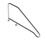 Long Sturdy Stair Rail with Flanges - SR-GF Thumbnail for Long Sturdy Stair Rail with Flanges - SR-GF