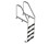 4-Step Commercial Gutter Ladder - SR-WF-4 Thumbnail for 4-Step Commercial Gutter Ladder - SR-WF-4