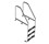 3-Step Commercial Gutter Ladder - SR-WF-3 Thumbnail for 3-Step Commercial Gutter Ladder - SR-WF-3