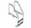 2-Step Commercial Gutter Ladder - SR-WF-2 Thumbnail for 2-Step Commercial Gutter Ladder - SR-WF-2
