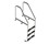 3-Step Commercial Gutter Ladder - SR-WFT-3 Thumbnail for 3-Step Commercial Gutter Ladder - SR-WFT-3