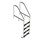 4-Step Commercial Gutter Ladder - SR-WS-4 Thumbnail for 4-Step Commercial Gutter Ladder - SR-WS-4