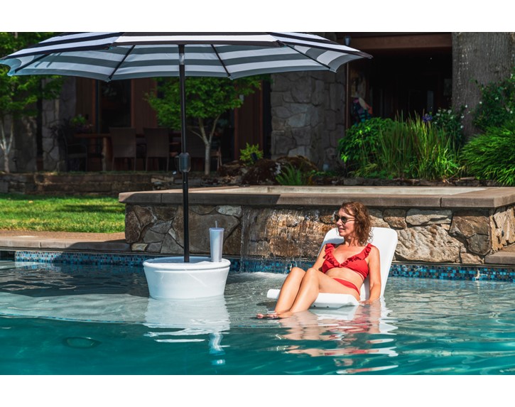 Resort Series Sun Shelf Tables Woman Under Umbrella Thumbnail for Resort Series Sun Shelf Tables Woman Under Umbrella
